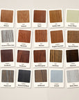 Wood & Stain Finish Samples