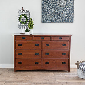 Mission 9-Drawer Dresser North Crate Mission 9-Drawer Dresser North Crate