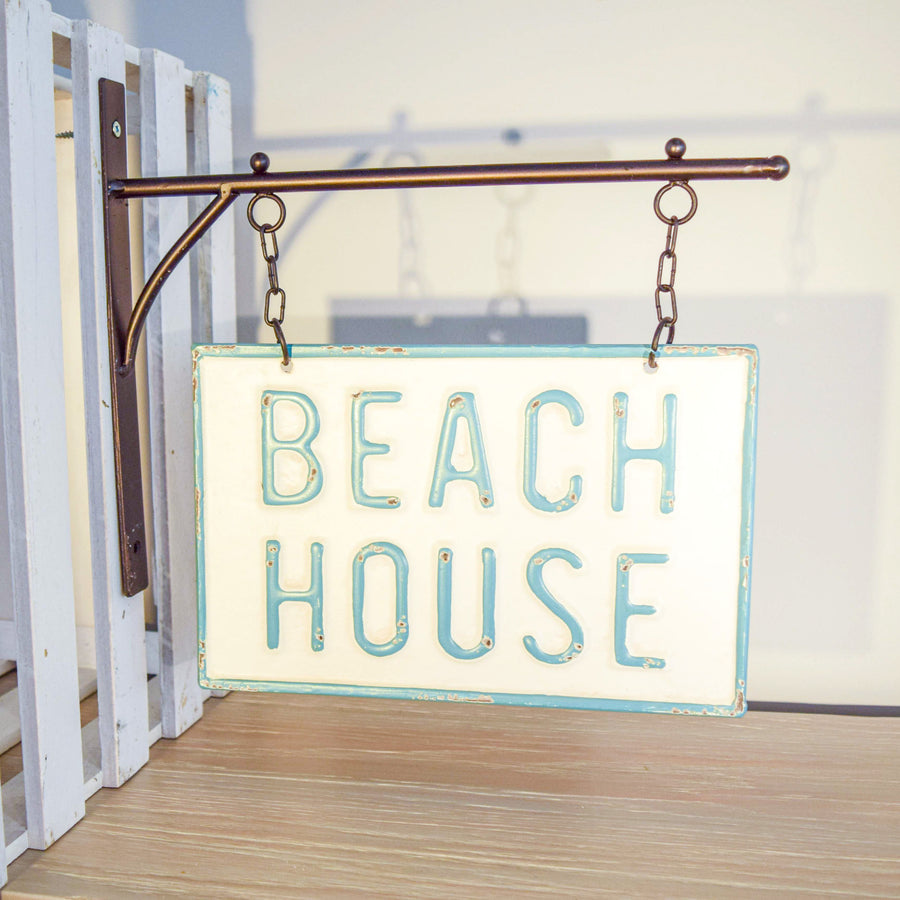 Beach House Hanging Sign