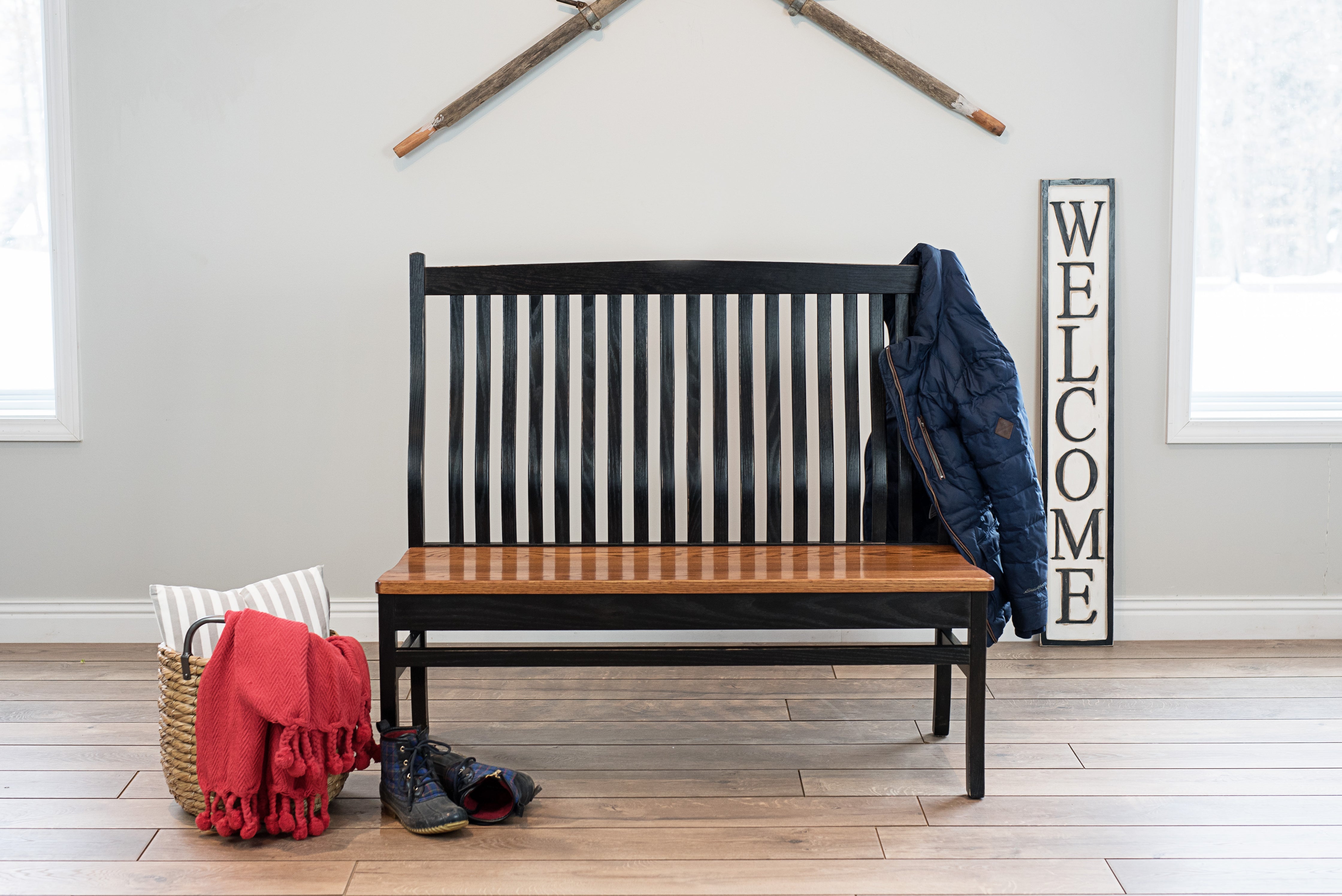 Mission Style Window Bench First Project! My Partner Made Me A Window
